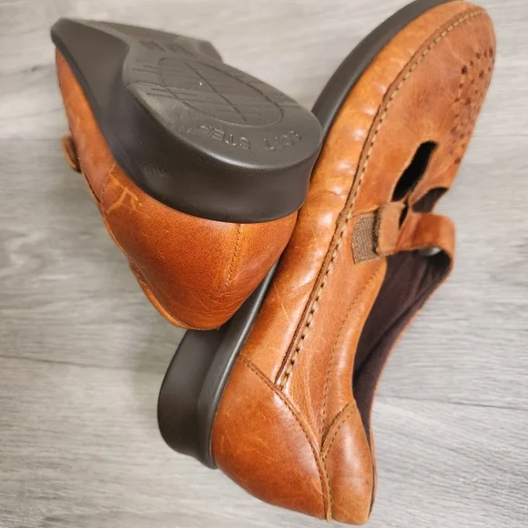 SAS‎ Willow Brown Shoes Size 10 EZ Sytap Support Walk Leather TRIPAD sole Padded - Picture 6 of 14